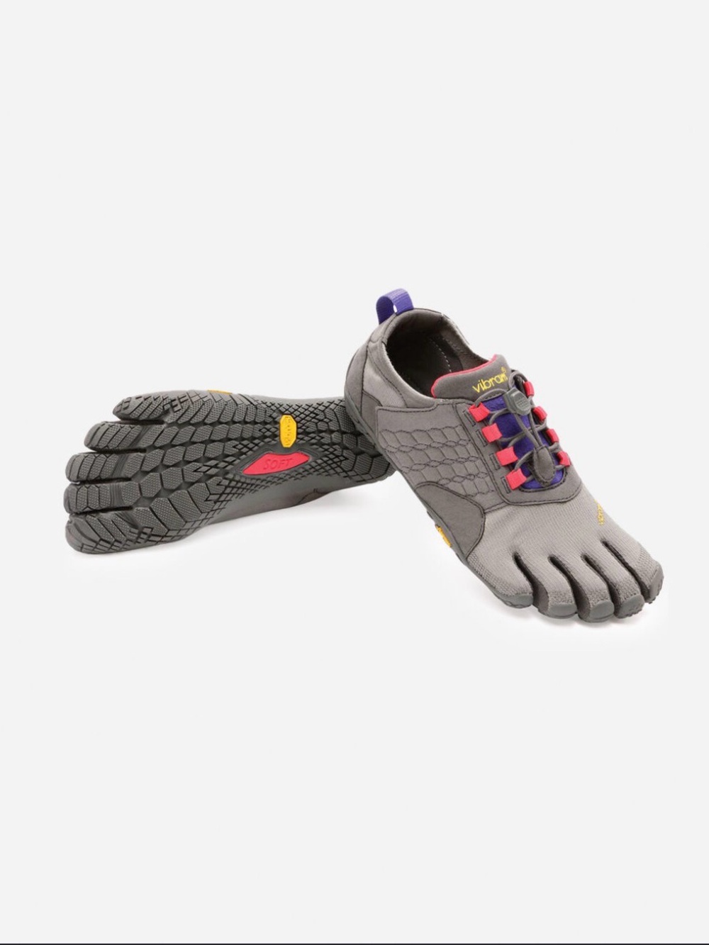Vibram FiveFingers Womens Grey Toe Shoes